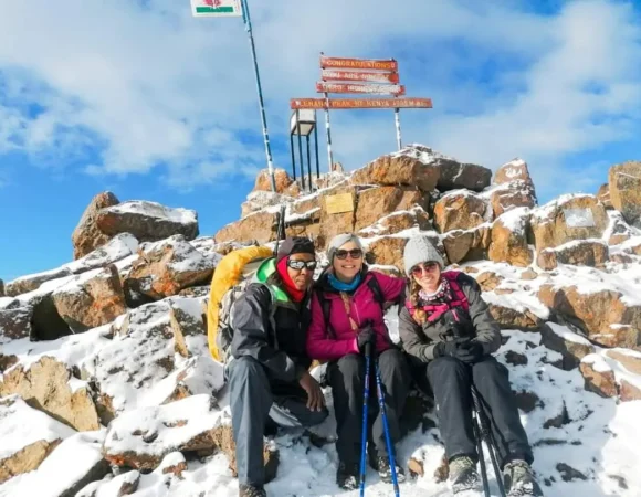 Preparing to Climb Mount Kenya